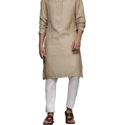 Men's Blended Cotton Ankle Length Plain Pajama (White, XL) Men Pyjama-image-15