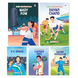 maple press Story Books for Kids Sportspersons Illustrated Set of 5 books - English-picture-30