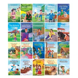 maple press Story Books for Kids - World Classic Abridged Set of 20 Books Illustrated - English-picture-33