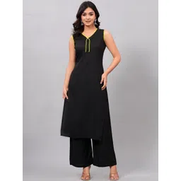 Maquien Women Regular Kurta with Palazzos-picture-32
