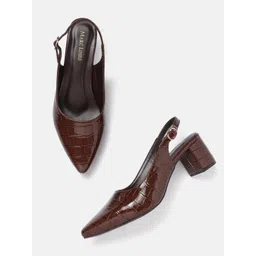 Marc Loire Textured Party Block Pumps-picture-27