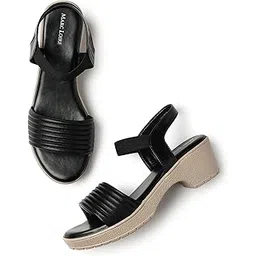 marc loire Women’s Comfortable Slip-on Casual Block Heels-picture-31