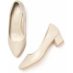 marc loire Women's Formal Block Heel Pump Shoes for Office, Party and Formal Occasions.-picture-48