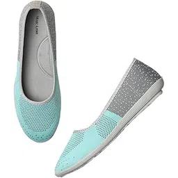 marc loire Women's Lightweight Athleisure Knitted Active Wear Slip-On Ballerina Casual Shoes for Daily Walking-picture-15