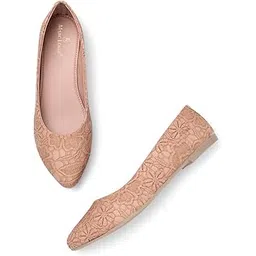 marc loire Women's Slip-On Flat Ballerina Shoes for Casual Wear, Party and Formal Occasions-picture-37
