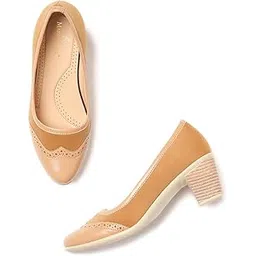 marc loire Women’s Smart Casual Block Heel Pump Shoes for Every Occassion-picture-48