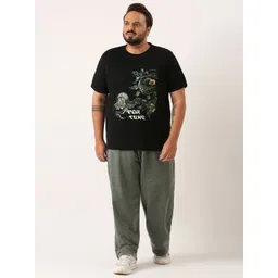 MARCA Bold Men Plus Size Graphic Printed Round Neck Cotton T-shirt-picture-37