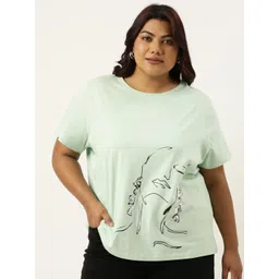 MARCA Bold Plus Size Graphic Printed Round Neck Bio Finish Cotton Regular T-shirt-picture-22