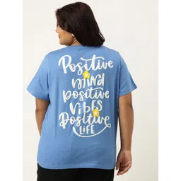 MARCA Bold Plus Size Typography Printed Round Neck Bio Finish Cotton Regular T-shirt-picture-20