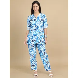 Marcia Floral Printed Top & Trousers Co-Ords-picture-37