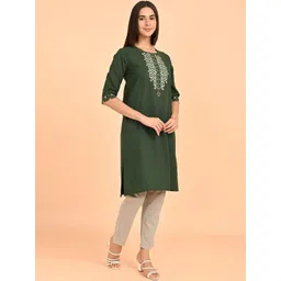 Marcia Women Ethnic Motifs Embroidered Thread Work Kurta-picture-18