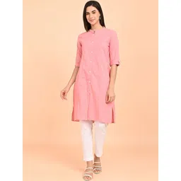 Marcia Women Regular Pure Cotton Kurta with Trousers-picture-27