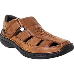 mardi gras Men Latest Fashionable Genuine Leather Lightweight | Comfortable | Cushioned Insole | Slip Resisdent Sandal For Daily And Formal Wear-picture-20