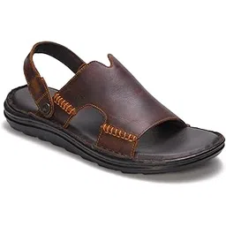 mardi gras Men's Premium Leather Sandals - Comfortable Open-Toe Summer Sandals with Adjustable Straps-picture-33