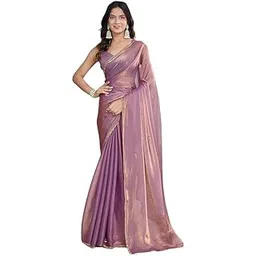 Womens New Bollywood Party Fancy Soft Tissue Silk Embelished Lace Work Saree With Blouse | Saree For Womens-image-47