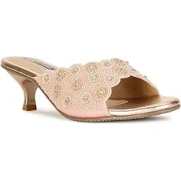 marie claire Bata Red Label Women's PEACH MULE E 23 Festive (6795001_PINK_4 UK)-picture-17