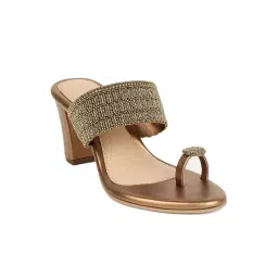 Marie Claire by Bata Women's Golden Toe Ring Sandals-picture-31