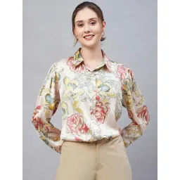 Marie Claire Multicolor Floral Print Shirt-picture-18