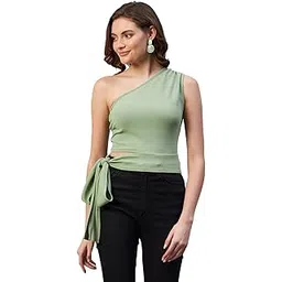 marie claire Women's Solid Slim Fit Blouse-picture-36