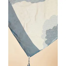 Marigold Lane Blue & Off-White Printed Stole image 5