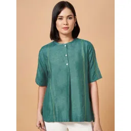 Marigold Lane Blue Self Pattern Tunic-picture-22