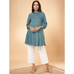 Marigold Lane Blue Self Pattern Tunic-picture-13