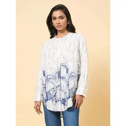 Marigold Lane Navy Printed Tunic-picture-48