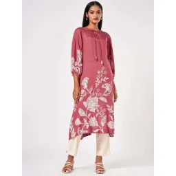 Marigold Lane Pink Printed A Line Kurta-picture-30