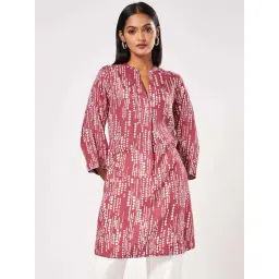 Marigold Lane Pink Printed A Line Kurti-picture-31