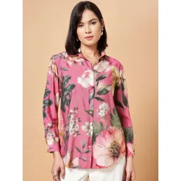 Marigold Lane Pink Printed Shirt-picture-40
