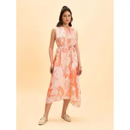 Marigold Lane Pink Printeded Casual Dress-picture-23