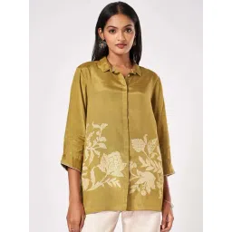 Marigold Lane Yellow Printed Shirt-picture-25