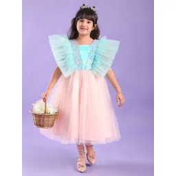 Mark and Mia Girls Embellished Blouson Midi Dress-image-41