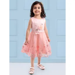 Mark and Mia Girls Embellished Corsage Fit and Flare Dress-image-31