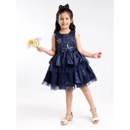 Mark and Mia Girls Embellished sequinned Detail Fit & Flare Dress-image-44