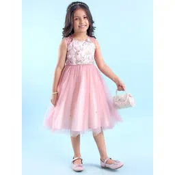 Mark and Mia Girls Floral Embroidered Fit & Flare Dress-image-43