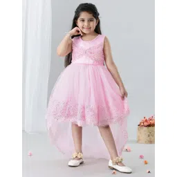 Mark and Mia Girl's Sleeveless Sequin & Pearl EmbroideredFit & Flare Midi Dress-image-24