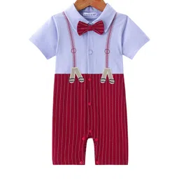 Mark & Mia Infant Boys Shirt Collar Rompers-picture-31
