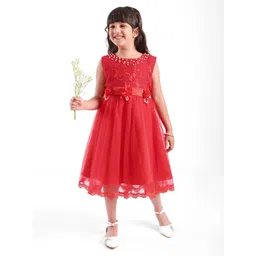 mark & mia Mark and Mia Girls Fit & Flare Sleeveless Party Frock Dress-picture-32