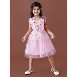 mark & mia Mark and Mia Girls Floral Printed Sleeveless Dress-picture-28