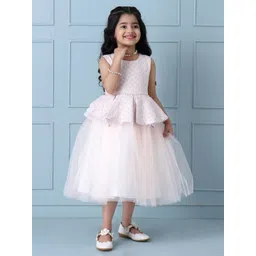 mark & mia Mark and Mia Girls Floral Sleeveless Fit & Flare Dress With Pearl Detailing-picture-27
