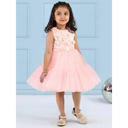 mark & mia Mark and Mia Girls Peplum Sleeveless Dress-picture-26