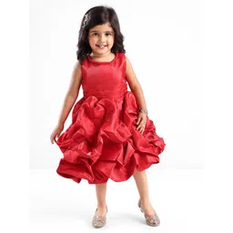 mark & mia Mark and Mia Girls Round Neck Sleeveless Fit and Flare Dress-picture-33