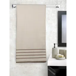 MARK HOME Cream Cotton 500 GSM Zero Twist Anti Microbial Treated Bath Towel-picture-36