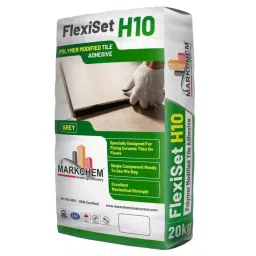 MARKCHEM Flexi Set H10 Polymer Tile Adhesive 20 Kg Grey-picture-26