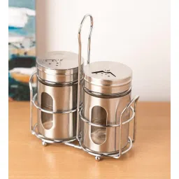 Glass Silver 100 Ml Salt & Pepper Set Set Of 2 By Market 99-picture-27