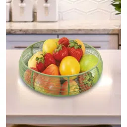 Iron Green Metal Wire Countertop Fruit Bowl By Market 99-picture-24