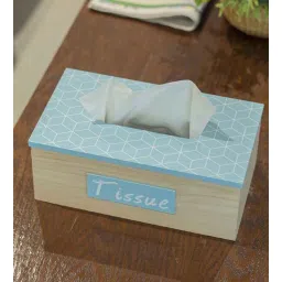 market 99 Blue 350 Ml Wood 1 pcs Tissue Box-picture-20