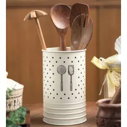 market 99 Galvanized iron White cutlery holder-picture-33