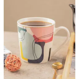 market 99 Multicolour 450 Ml Ceramic 1 pcs Coffee mug-picture-29